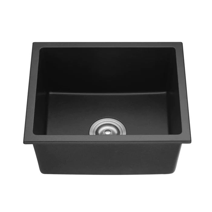 Poseidon QKS4343-MB Quartz Undermount Kitchen Sink Matt Black