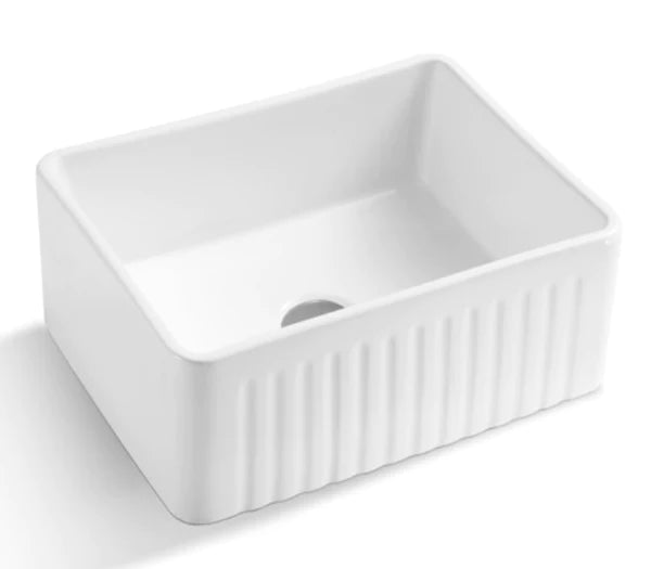 Poseidon KCSS610 White Fermentale Ceramic Kitchen Sink