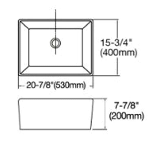 Poseidon KCSS530 White Fermentale Ceramic Kitchen Sink