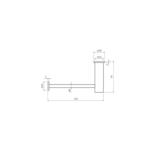 Parisi Envy Toilet Roll Holder Fucile
