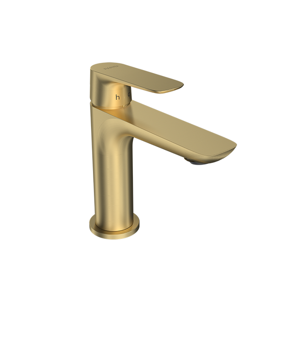 Parisi Slim II Basin Mixer - Brushed Brass