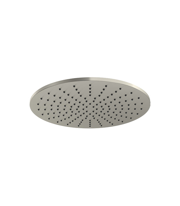 Parisi Tondo Brass Round Shower Head 300mm - Brushed Nickel