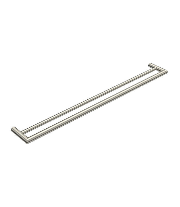 Tondo Double Towel Rail 770mm Brushed Nickel