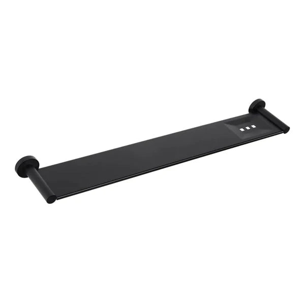 Meir Round Bathroom Shelf Matte Black