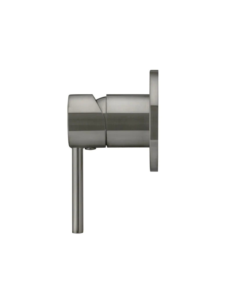 Round Wall Mixer Short Pin–lever Trim Kit (In-Wall Body Not Included) - Shadow Gunmetal