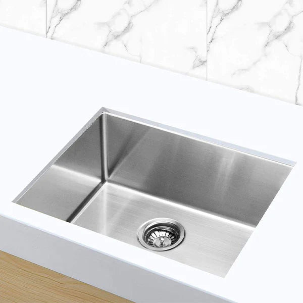 Meir Kitchen Sink Single Bowl 450mm x 450mm - Brushed Nickel